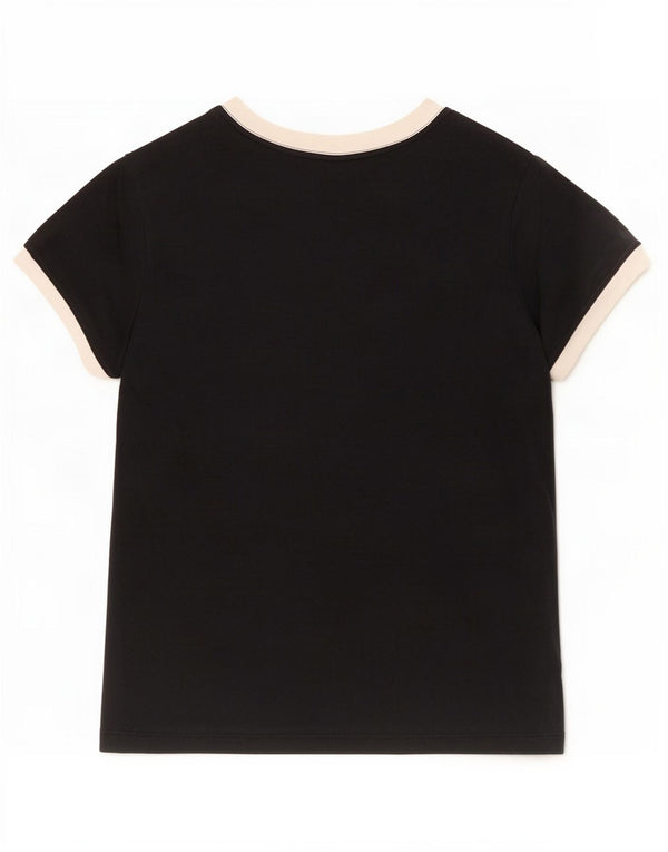 T-shirt grafica Nike per bambina, 12-13 anni, grande, in cotone color block nero