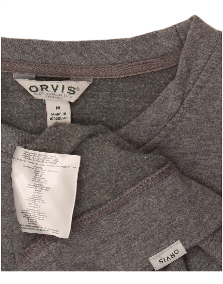 ORVIS Felpa da uomo Maglione grigio medio modal