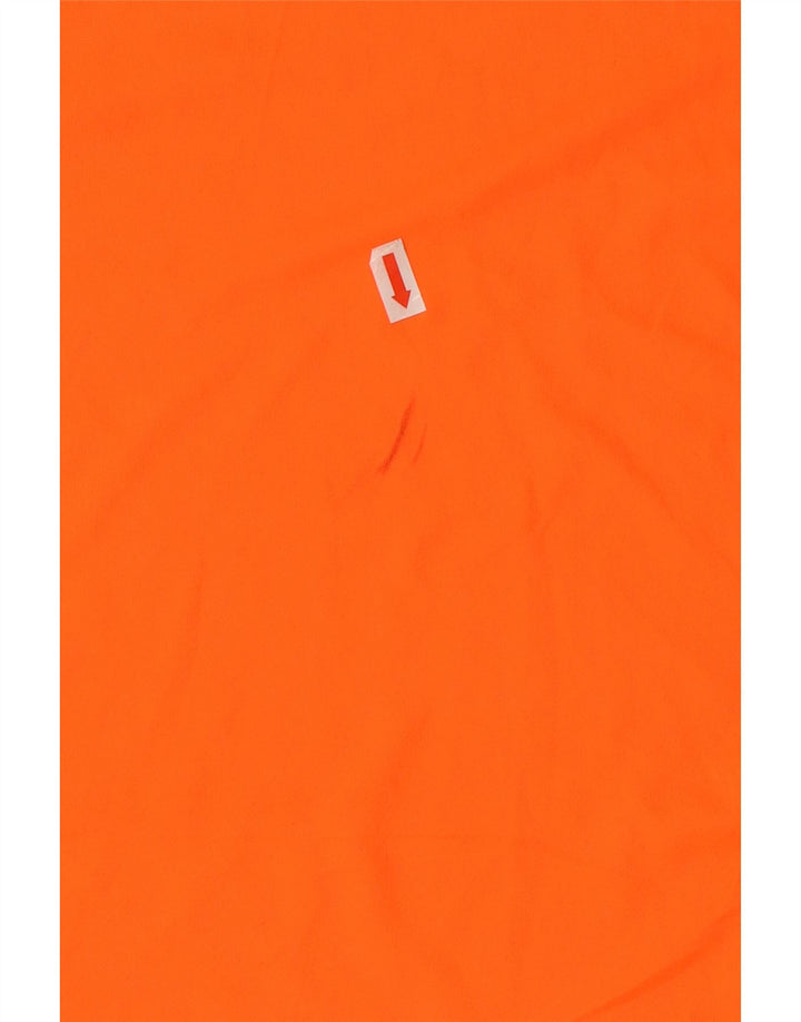 T-shirt ADIDAS da uomo Climalite Top grande in poliestere arancione