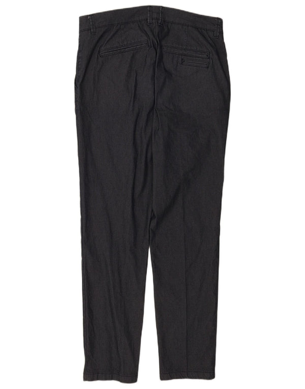 Gas Mens Sadeck Slim Chino Trousers W34 L30 Navy Blue Cotton