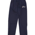 Pantaloni da tuta da uomo Asics medi in poliestere blu navy