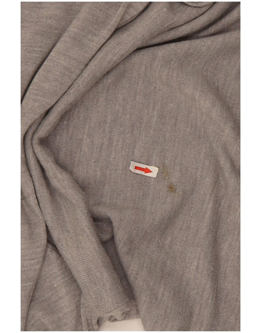 Top a maniche lunghe da donna Marks & Spencer UK 14 Acrilico screziato grigio medio