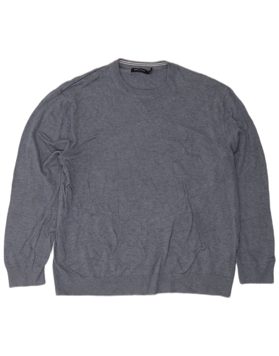 Maglione maglione girocollo da uomo Nautica 2XL cotone blu