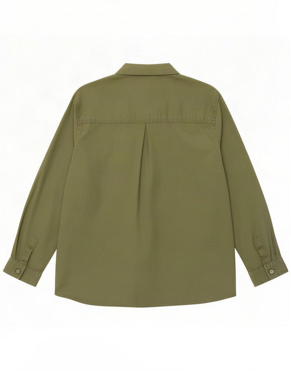 Camicia da donna Zara UK 14 Medium Khaki Lyocell