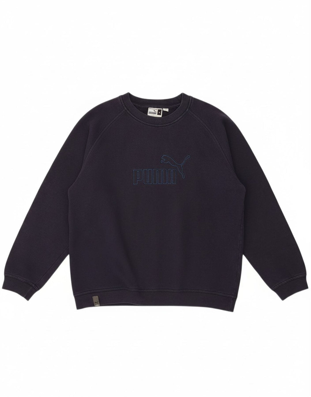 PUMA Mens Graphic Sweatshirt Jumper Large Navy Blue