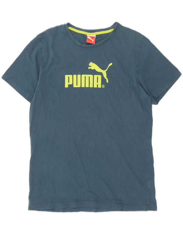 Maglietta grafica da uomo Puma Blu medio