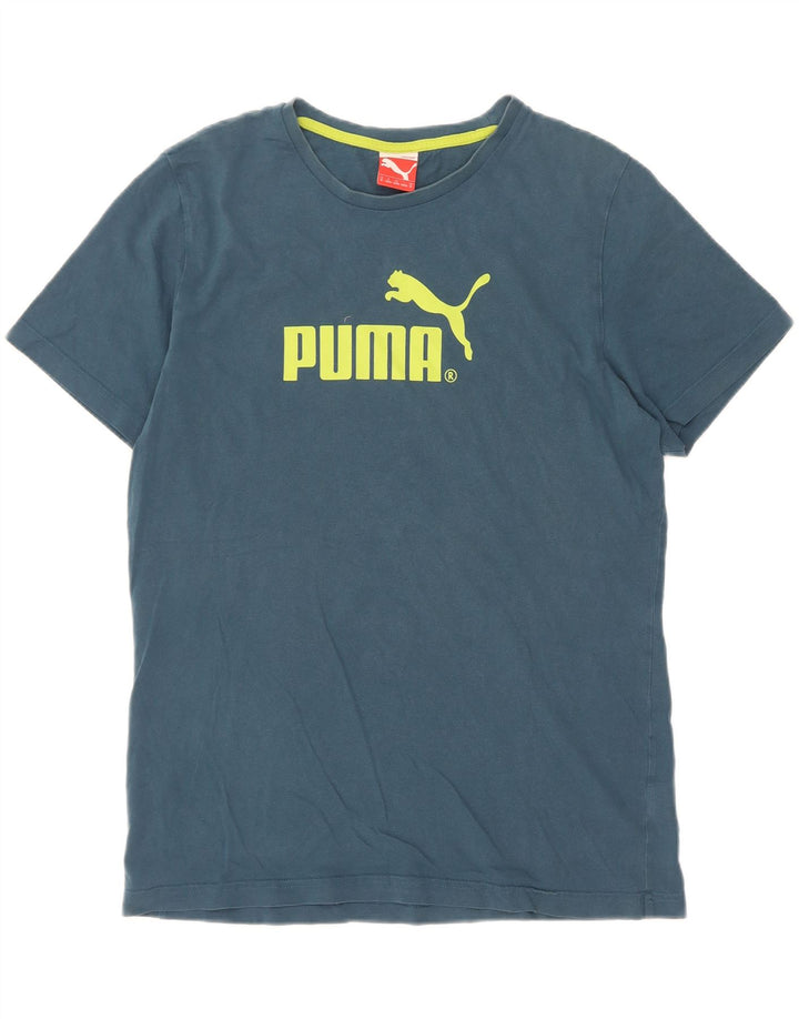 Maglietta grafica da uomo Puma Blu medio