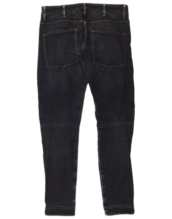 Jeans slim da uomo G-Star W34 L34 cotone blu navy