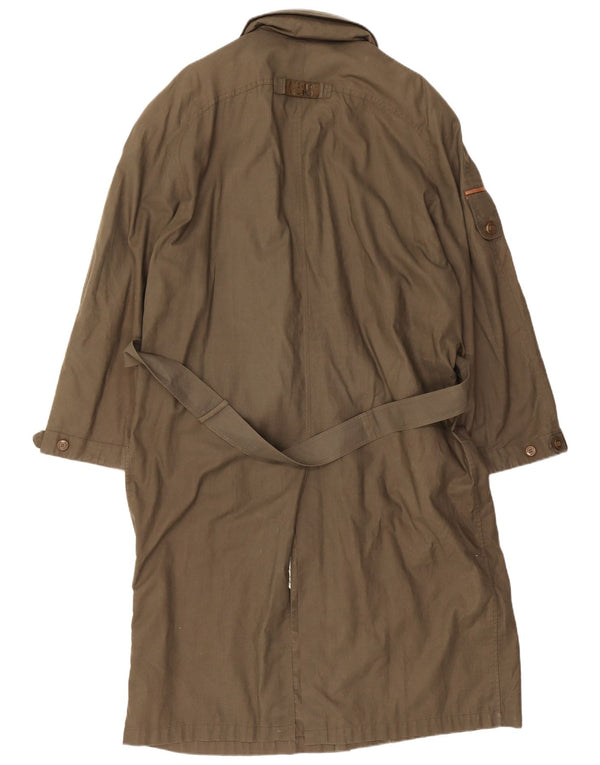 Soprabito vintage da uomo UK 40 grande color kaki