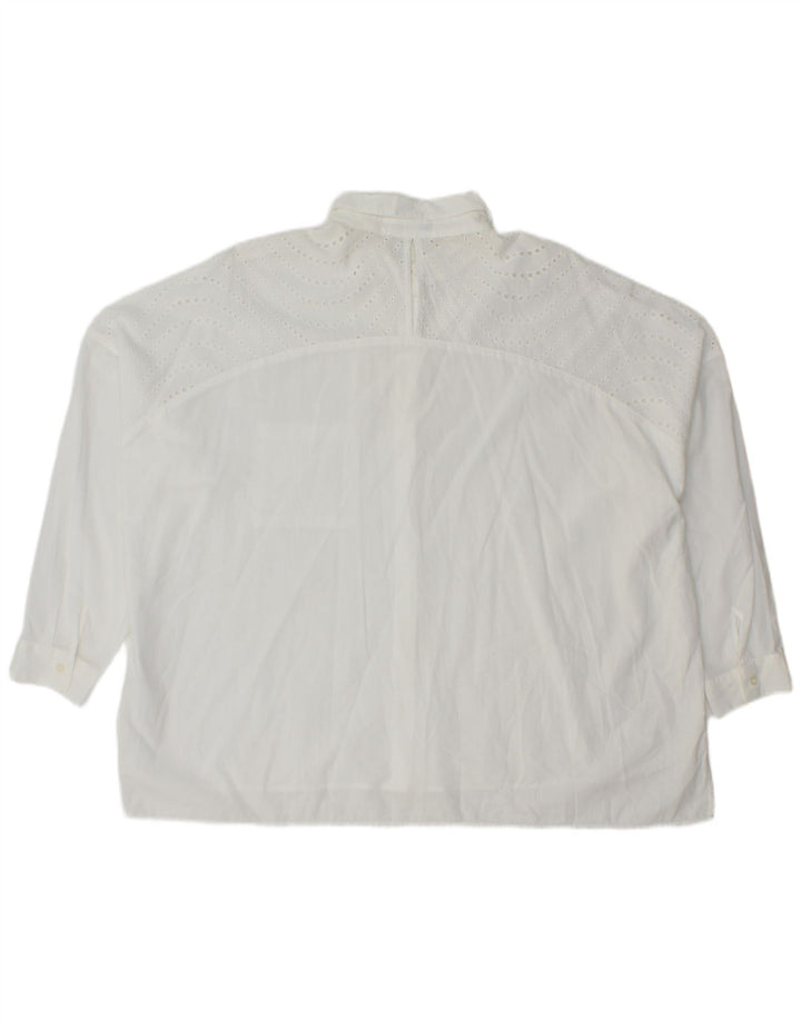 Camicia da donna Benetton UK 18 XL Bianca