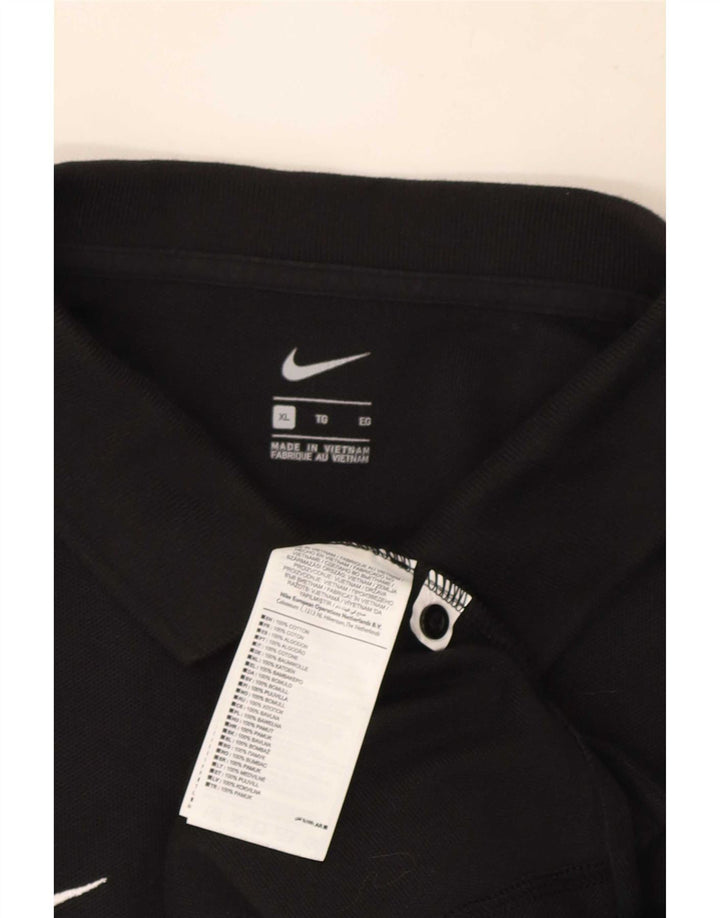 Polo Nike da uomo XL in cotone nero