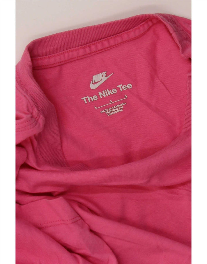 T-shirt da donna Nike Top UK 16 grande rosa