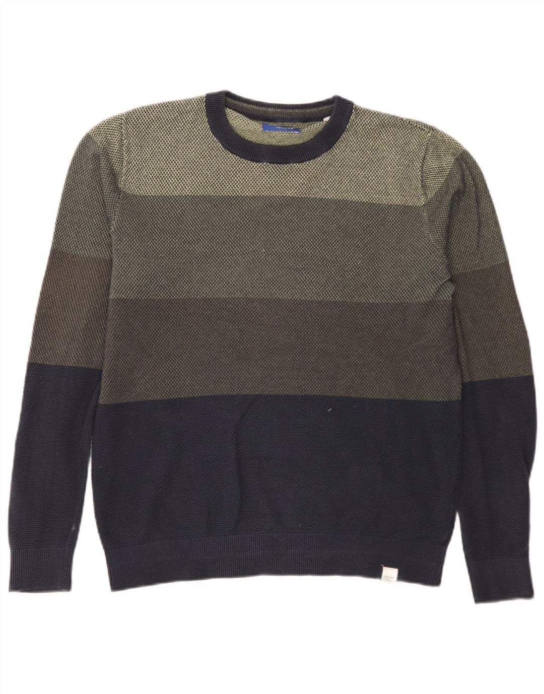 Maglione maglione girocollo da uomo Jack & Jones color block medio multicolore