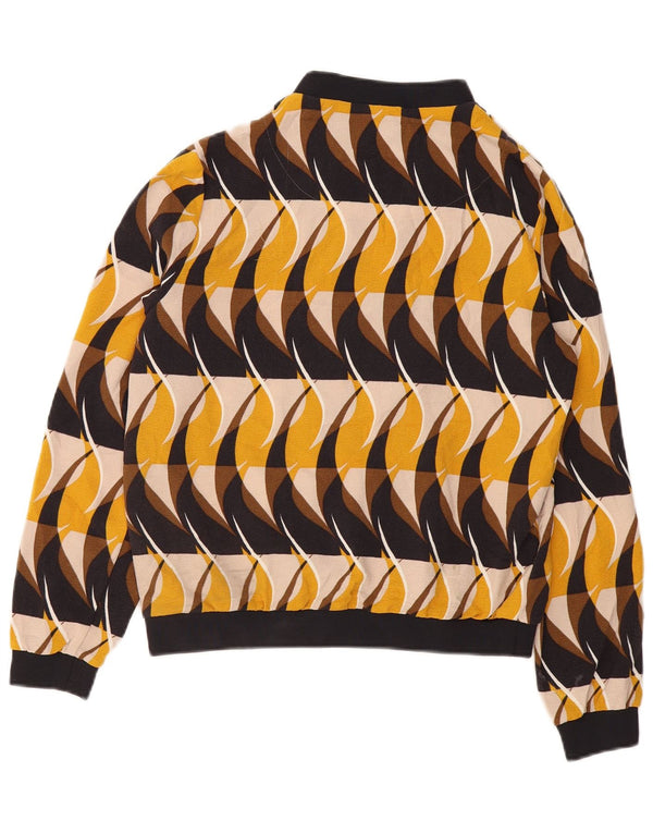 MARKS & SPENCER Giubbotto bomber da donna UK 14 Medio multicolore geometrico