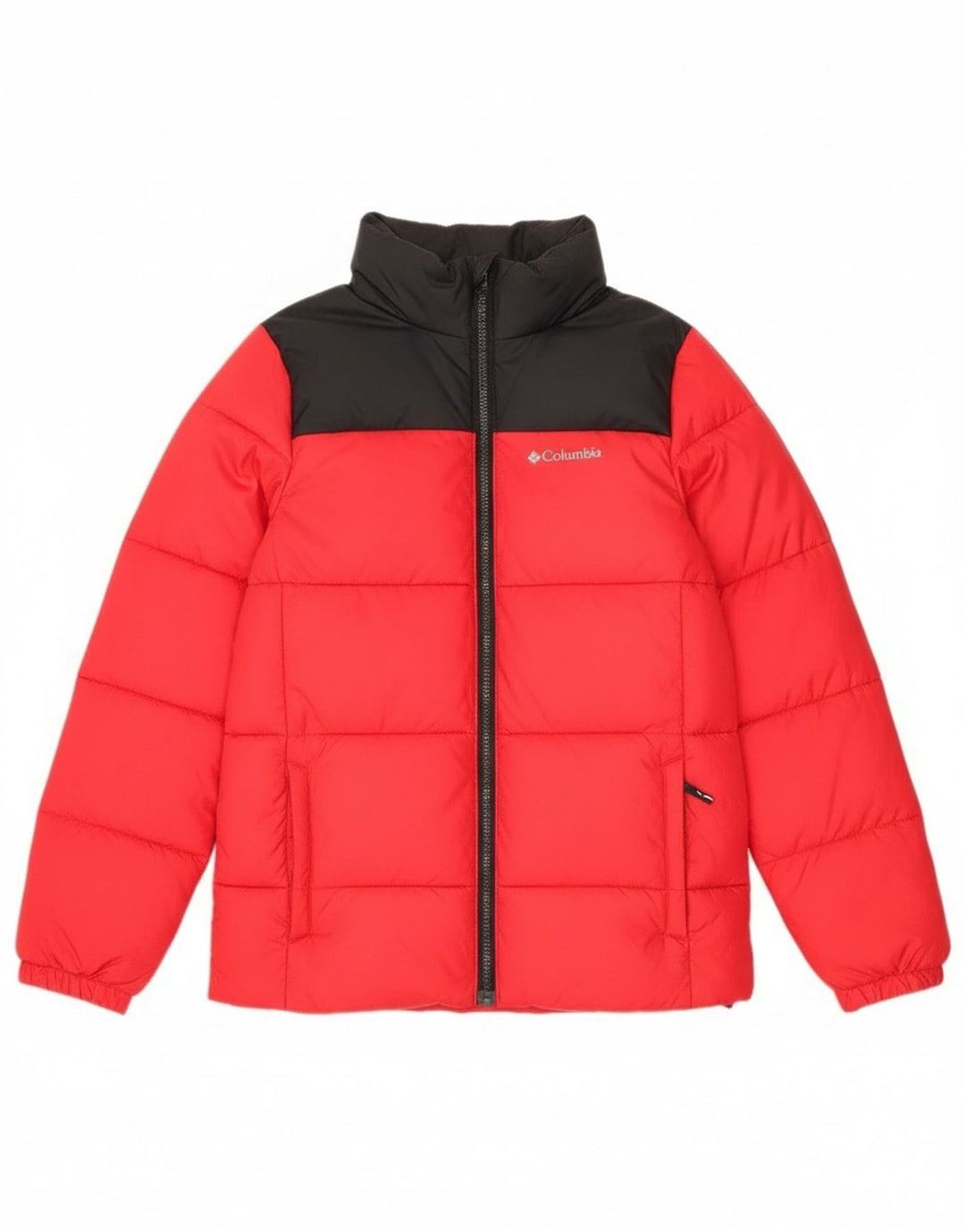 Giacca imbottita Columbia da ragazzo 14-15 anni Large in poliestere color block rosso