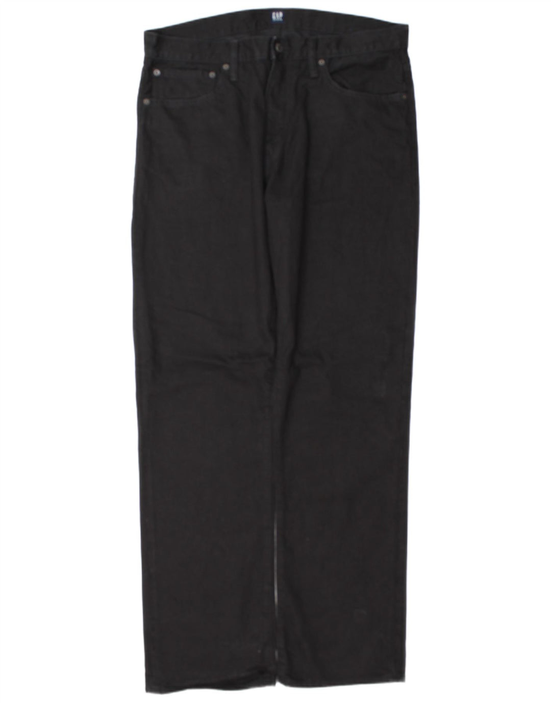 Jeans dritti da uomo Gap W36 L34 cotone nero