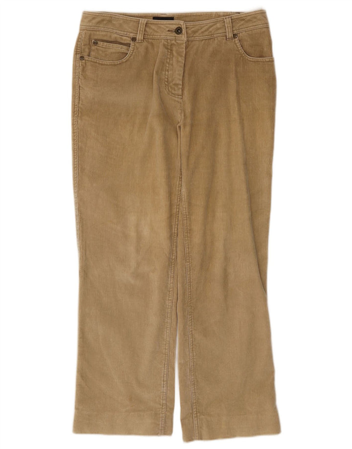 Pantaloni da donna in velluto a coste bootcut Sergio Tacchini IT 42 medio W32 L26 Beige