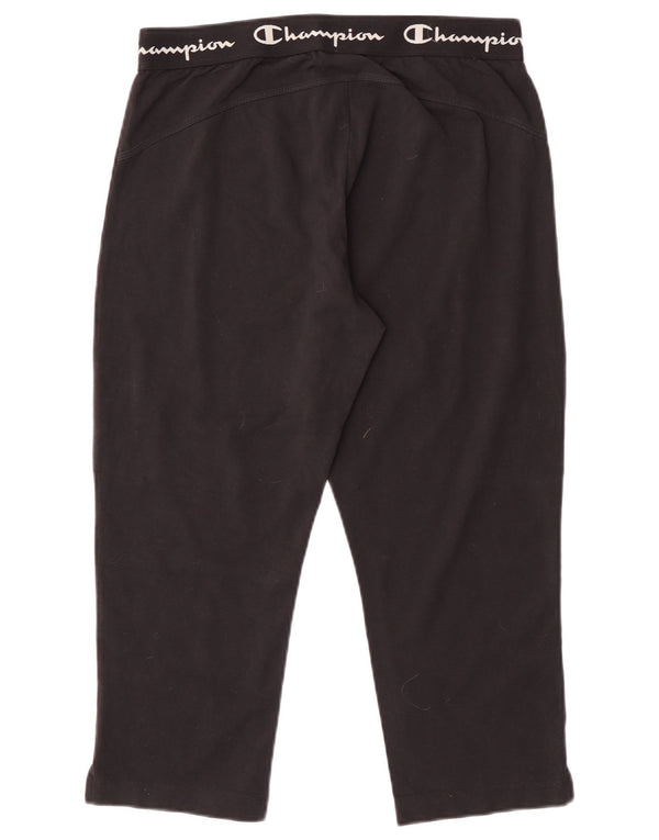 Pantaloni da tuta con grafica Capri da donna Champion UK 16 Large neri