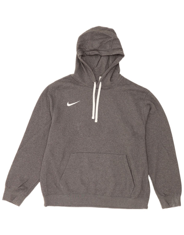 Felpa con cappuccio da uomo Nike XL in cotone grigio