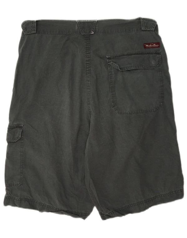 Pantaloncini cargo da uomo Marlboro Classics EU 50 Large W34 Cotone grigio