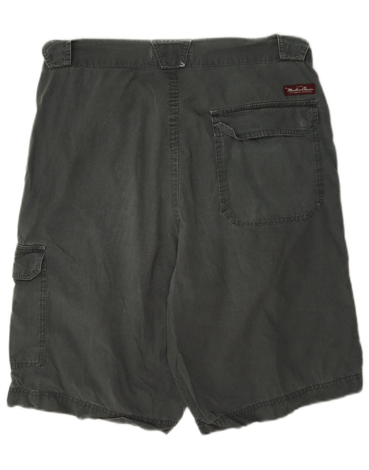 Pantaloncini cargo da uomo Marlboro Classics EU 50 Large W34 Cotone grigio