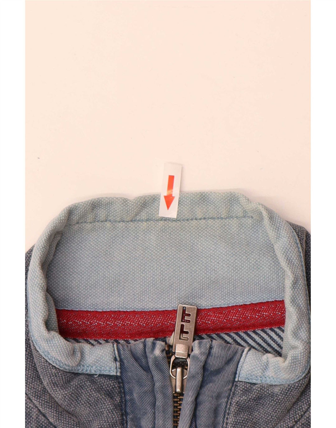 Felpa da uomo con collo con zip Fat Face, maglione grande, cotone blu