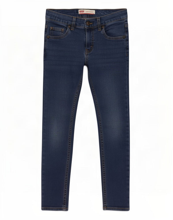Levi's Boys 510 Skinny Jeans 7-8 Years W24 L22 Blue Cotton