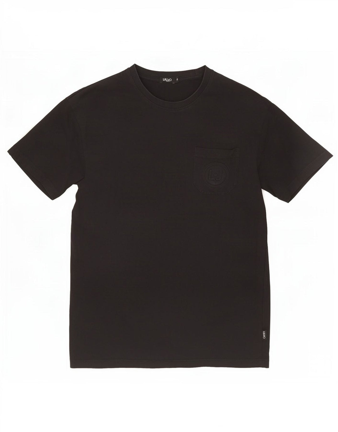 Liu Jo T-shirt Uomo Top Small Nera in Cotone