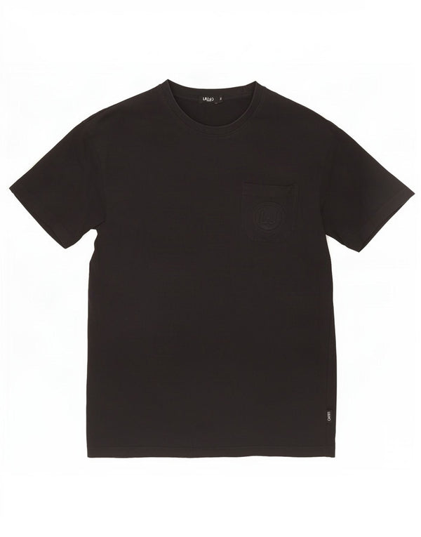 Liu Jo T-shirt Uomo Top Small Nera in Cotone