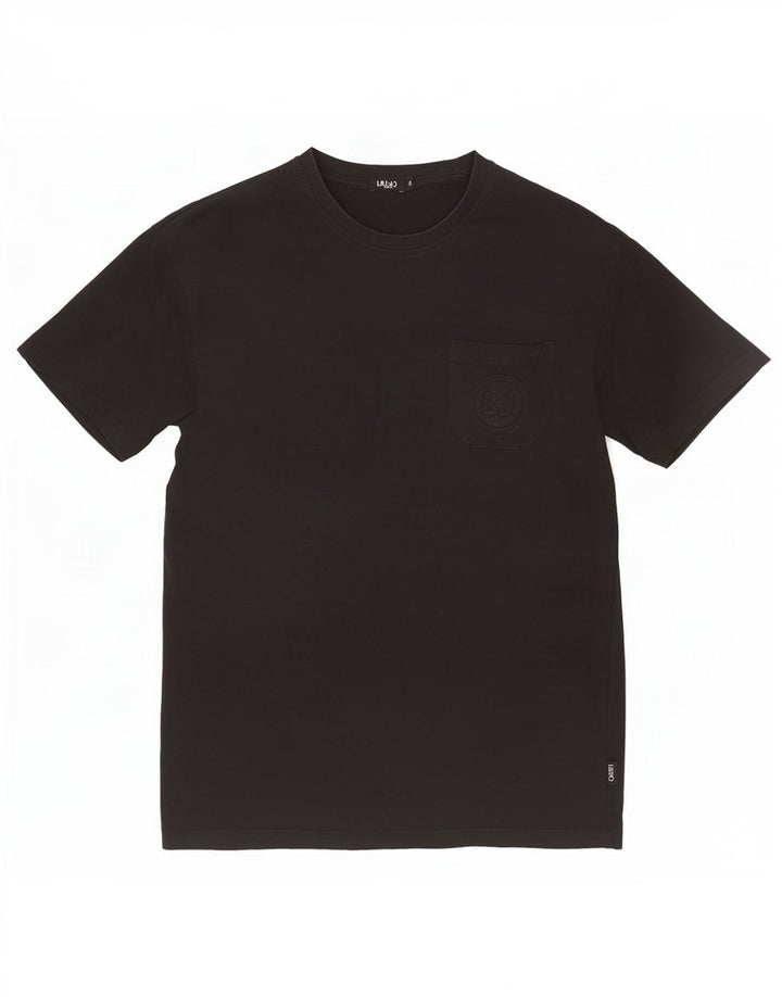 Liu Jo T-shirt Uomo Top Small Nera in Cotone