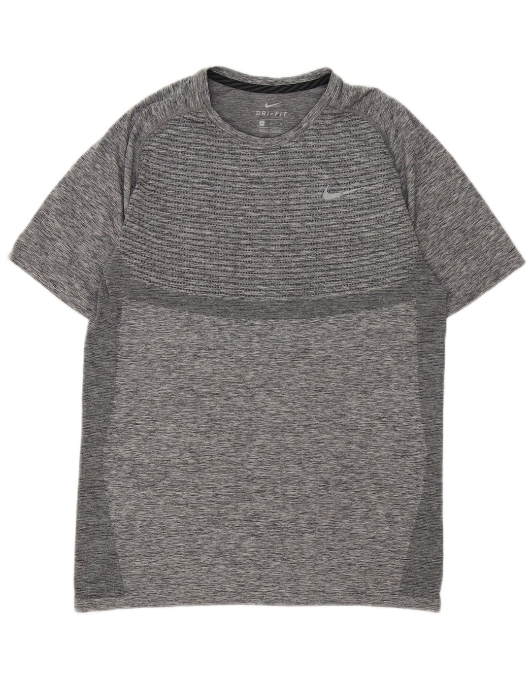 T-shirt da donna Nike Dri Fit Top UK 14 grigio medio chiazzato