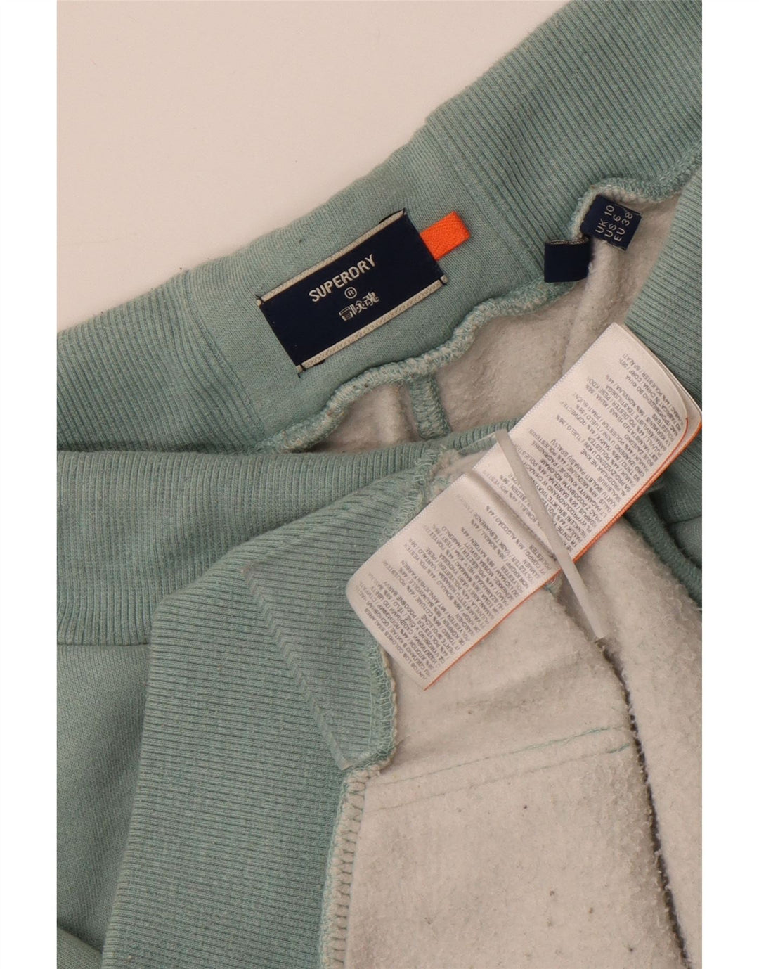 Tuta intera oversize da donna Superdry UK 10 Small Verde Cotone