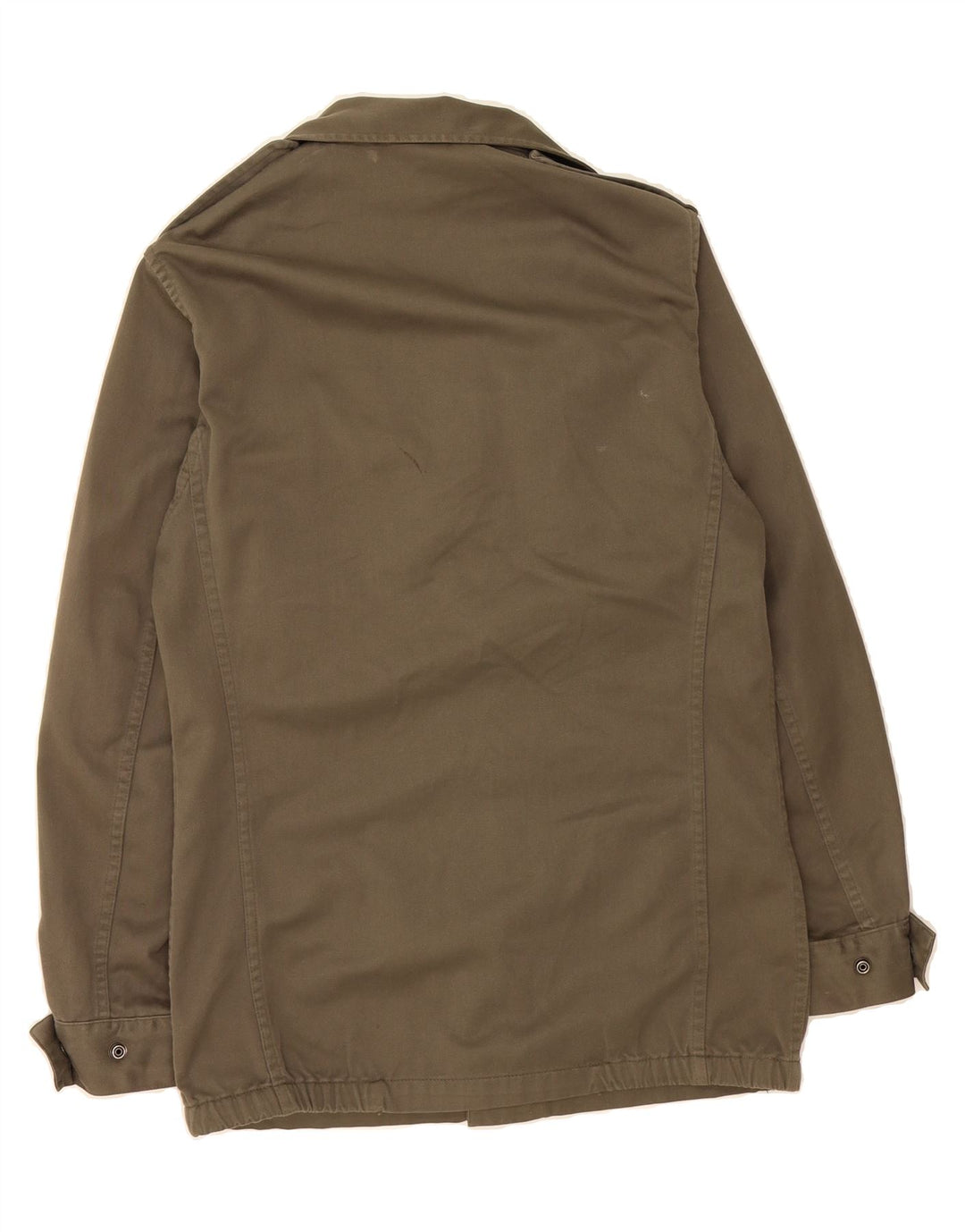 VINTAGE Mens Military Jacket UK 36 Small Khaki Vintage Vintage and Second-Hand Vintage from Messina Hembry 