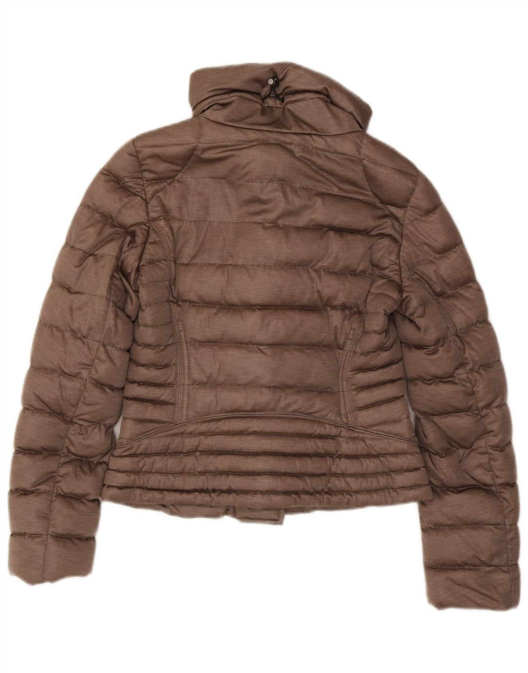 Giacca imbottita da donna Moncler taglia 2 piccola in poliestere marrone