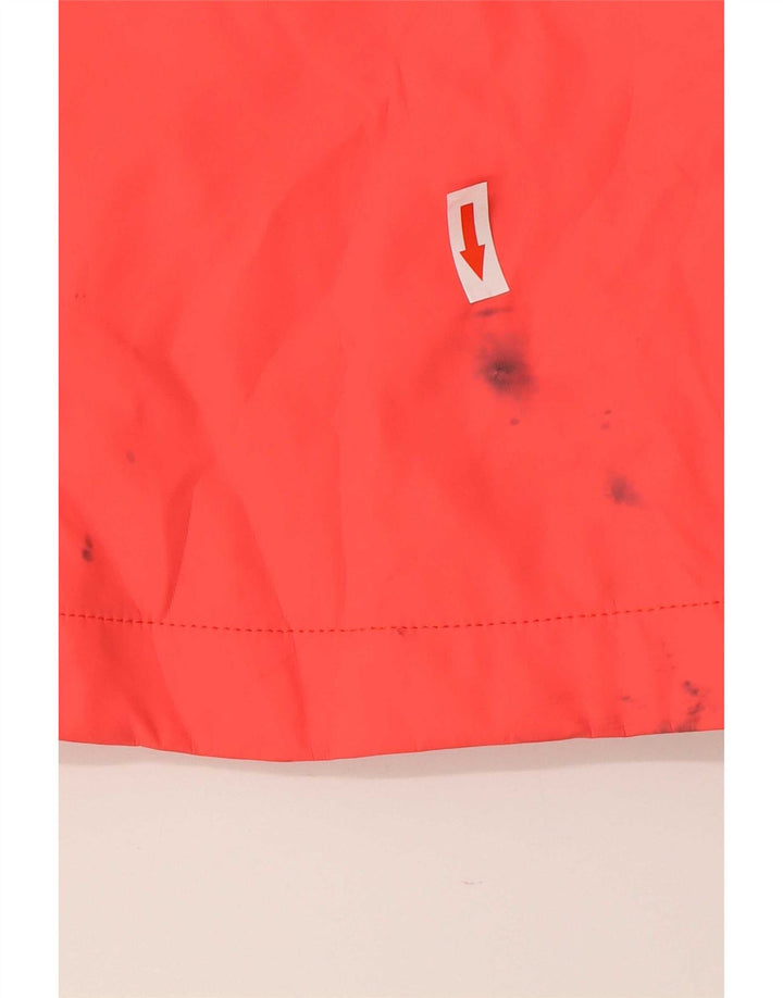 Giacca antipioggia oversize con cappuccio da donna Marks & Spencer UK 8 piccola arancione