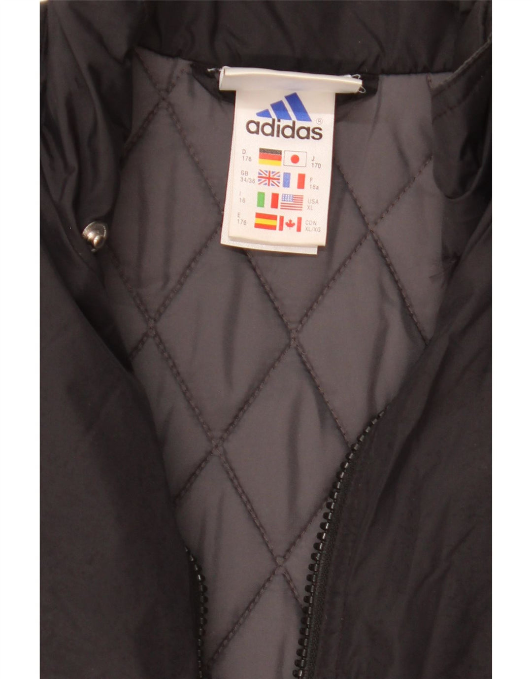 Giacca imbottita Adidas bambino 15-16 anni blu navy
