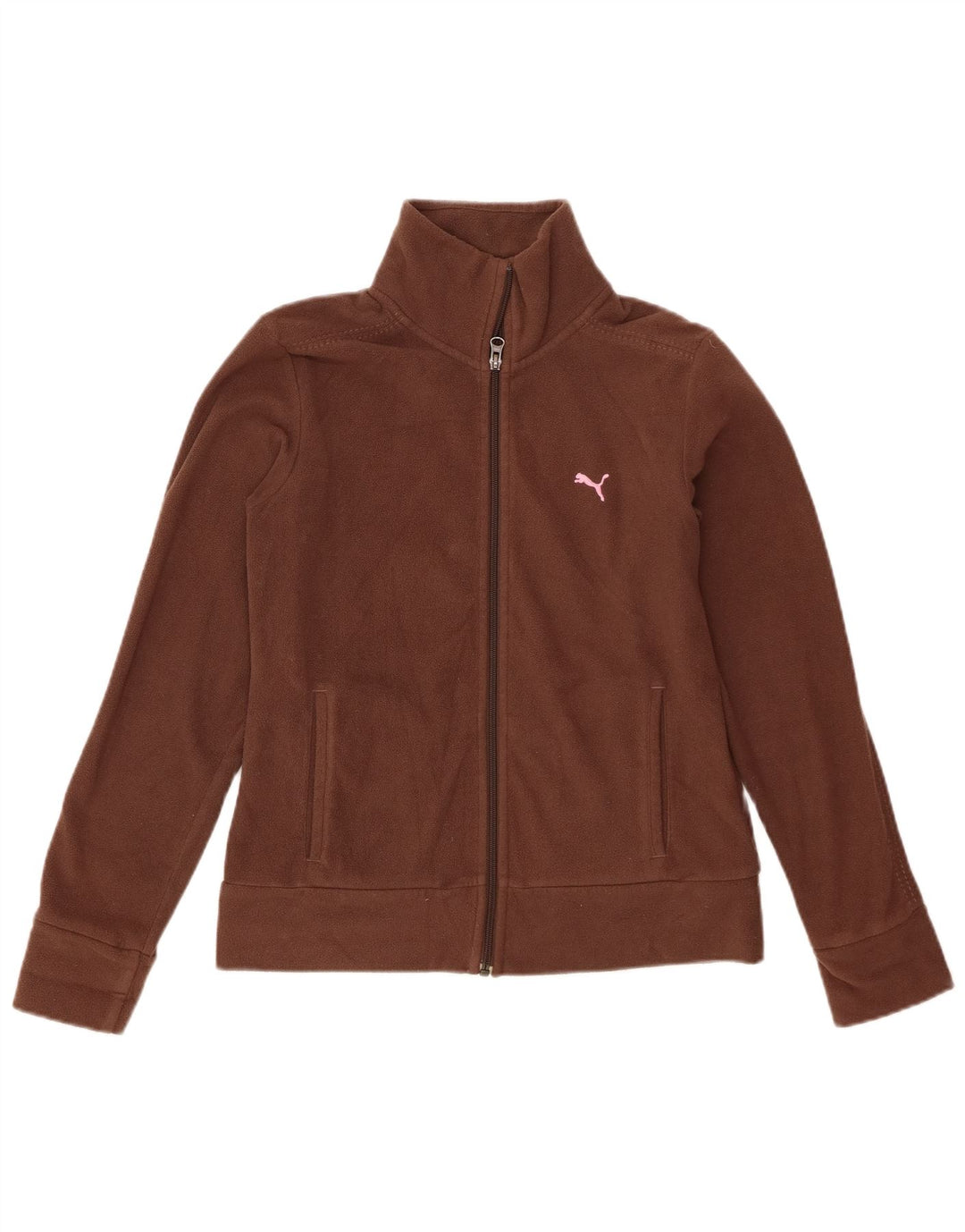 Giacca in pile da donna Puma UK 10 piccola marrone