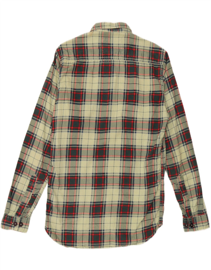 Camicia da uomo in flanella slim fit a quadri Superdry, grande plaid verde