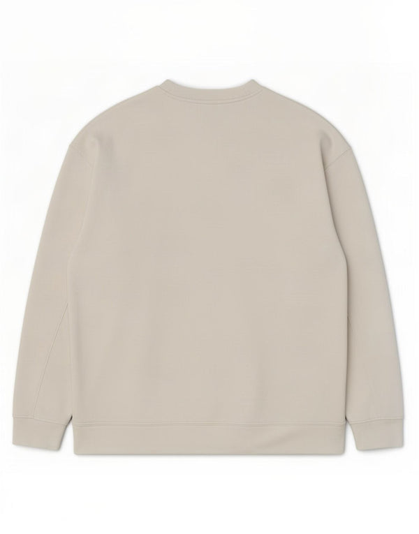 Felpa oversize da donna Adidas UK 6 XS cotone bianco