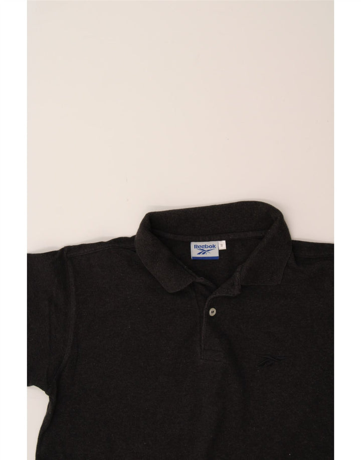 REEBOK Mens Polo Shirt Medium Grey Cotton Vintage Reebok and Second-Hand Reebok from Messina Hembry 
