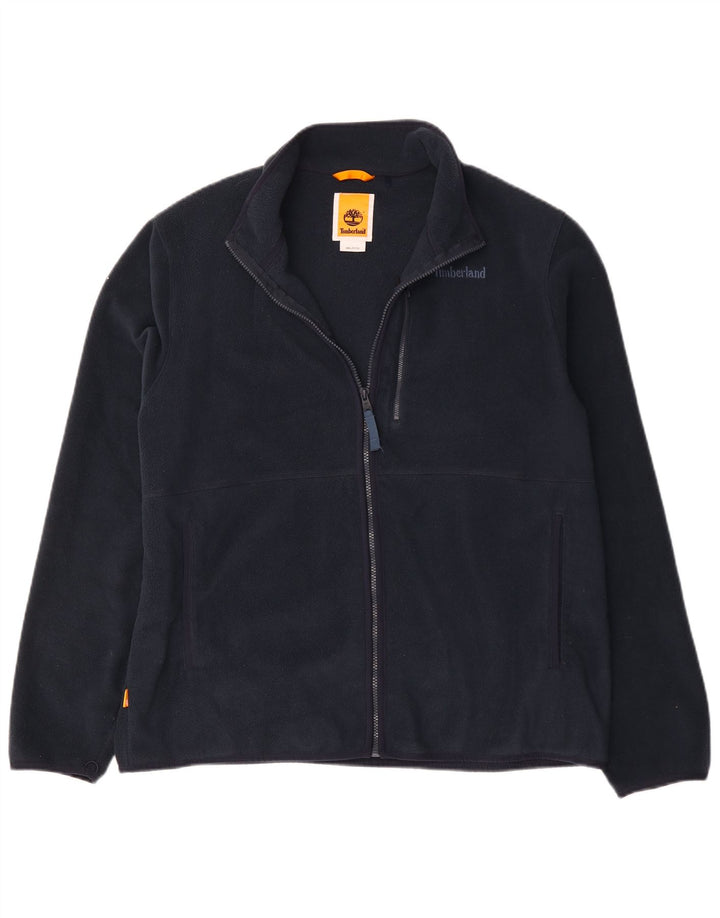 Giacca in pile da uomo Timberland Liner UK 44 2XL Poliestere blu navy