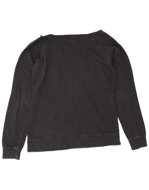 Felpa oversize Champion Heritage da donna UK 10 piccola nera