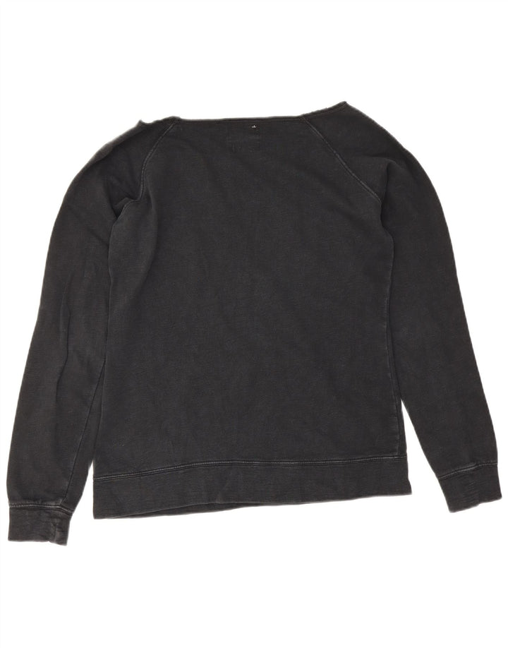 Felpa oversize Champion Heritage da donna UK 10 piccola nera