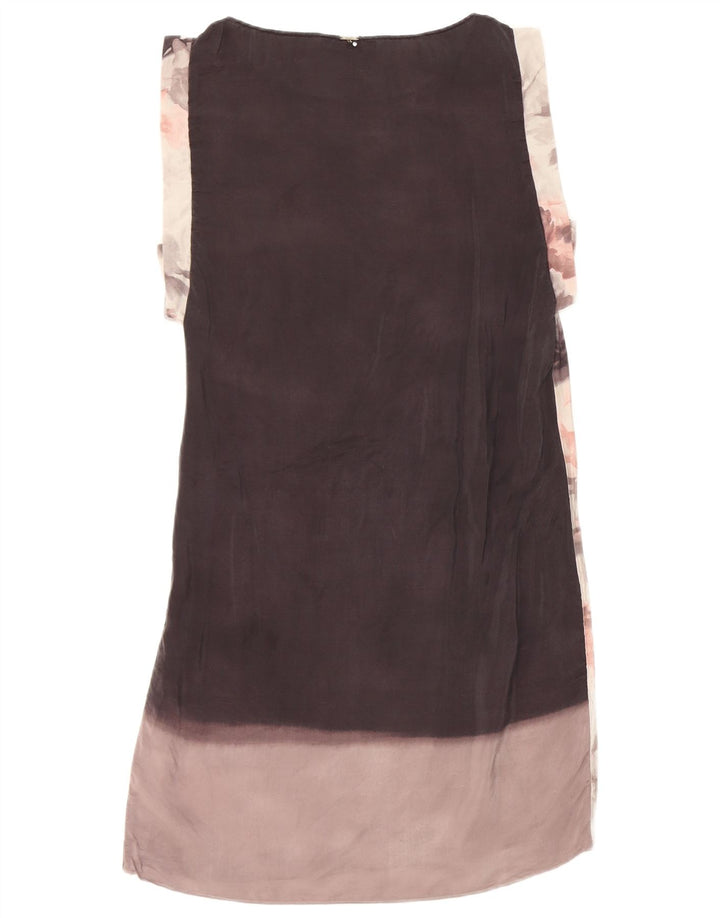 Abito a trapezio senza maniche da donna Liu Jo IT 42 Grigio medio floreale