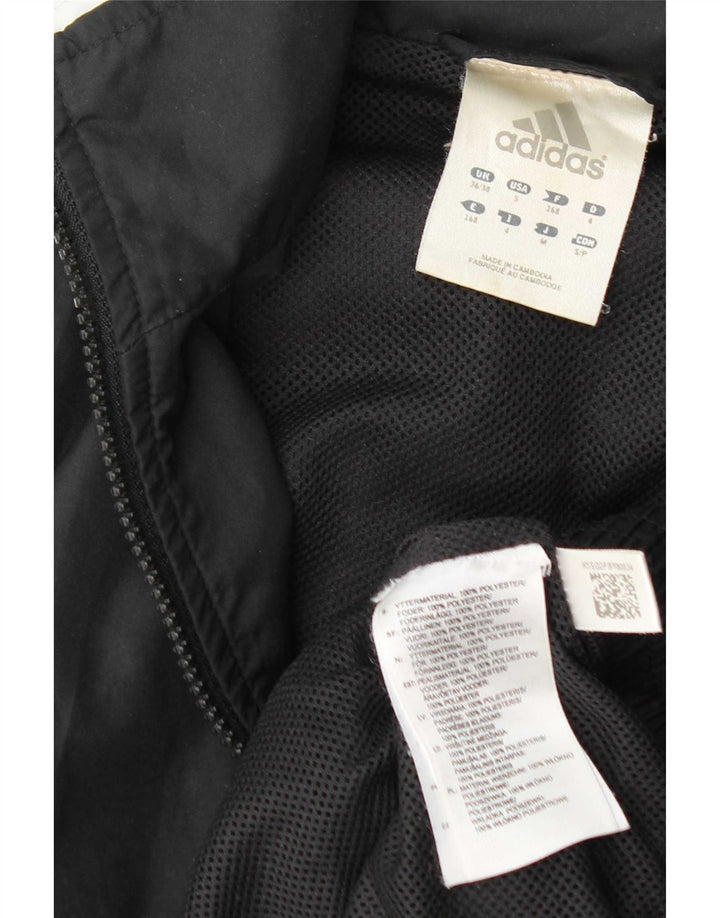 Giacca da tuta da uomo Adidas UK 36/38 Small Poliestere color block nero