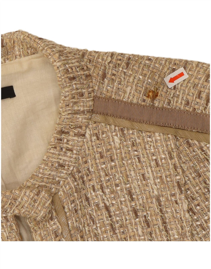 Cappotto da donna Hugo Boss UK 14 Cotone beige medio