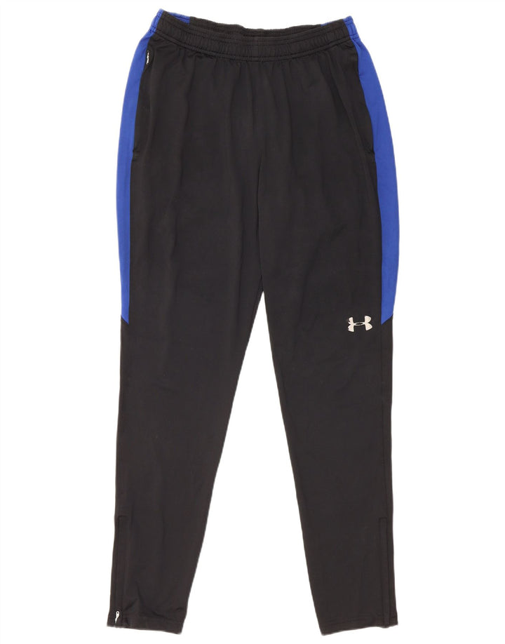 Pantaloni da tuta da uomo Under Armour poliestere nero medio
