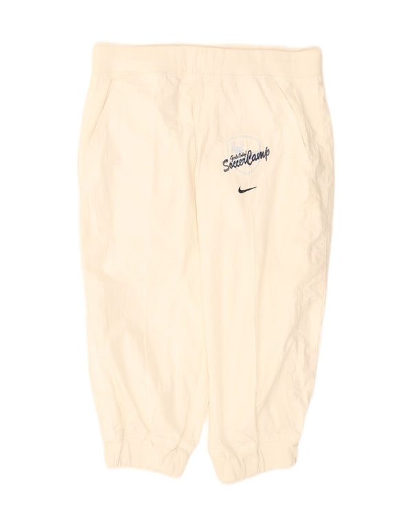 Pantaloni da tuta Nike Graphic Capri da ragazzo, pantaloni da jogging, 13-14 anni, XL, bianco