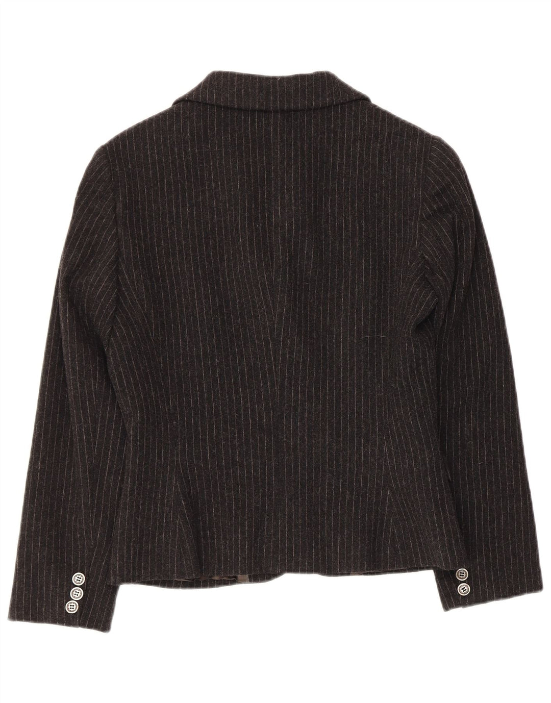 Giacca Blazer 2 Bottoni Donna Liu Jo IT 44 Acetato Gessato Medio Nero