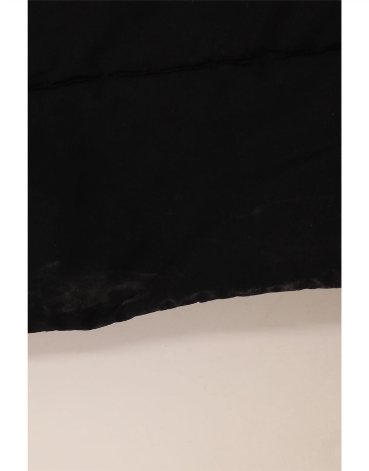 Cappotto imbottito oversize da donna Superdry UK 10 piccolo poliestere nero